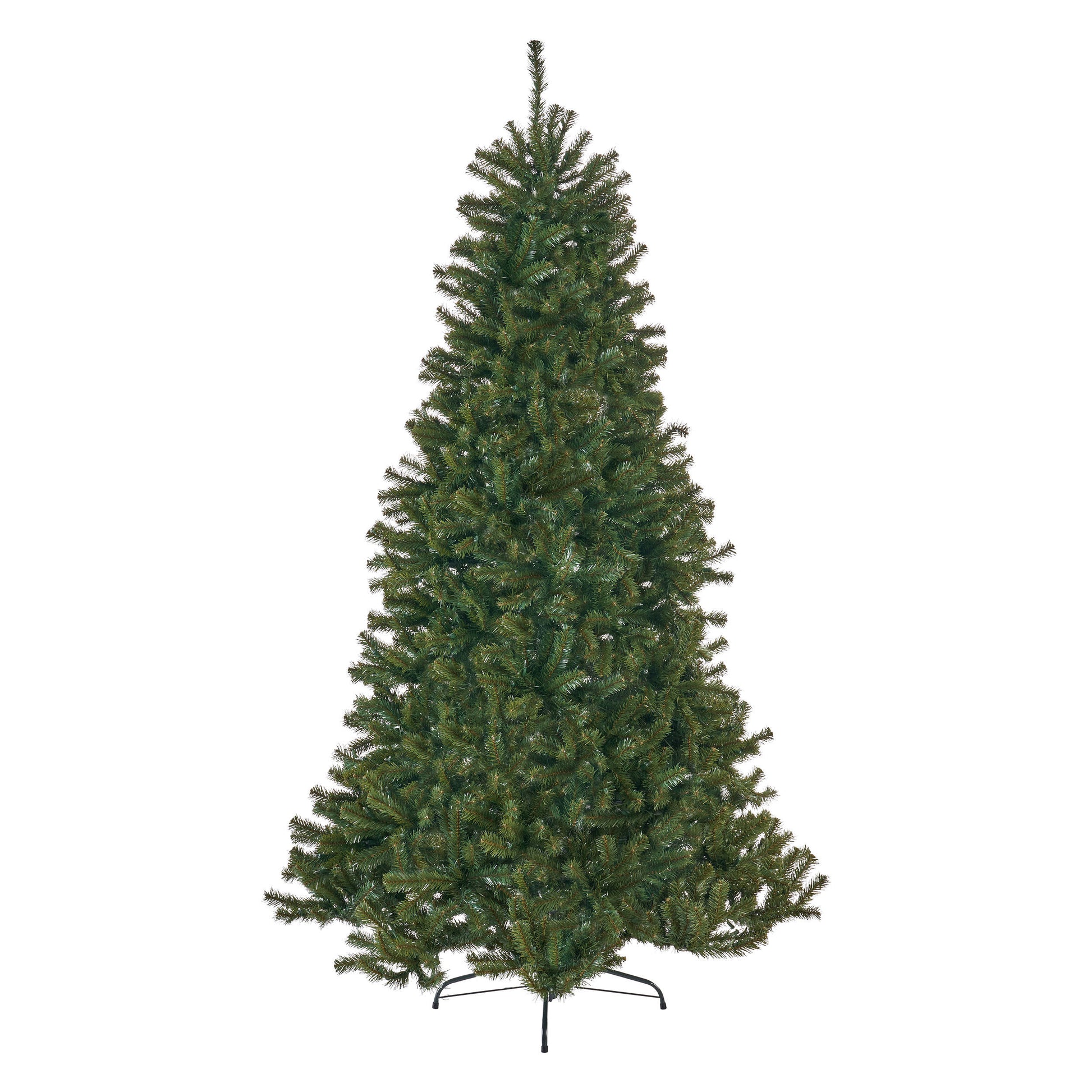 7' Noble Hinged Tree With 500 Clear Lights Ul,Dia:48",1110Tips Green Pvc