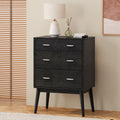 Disa 3 Drawer Chest Black Mdf