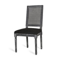 Dining Chair Black Fabric