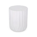 End Table Antique White Magnesium Oxide