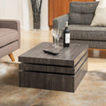 Modernesque Rotating Coffee Table 1 Black Mdf