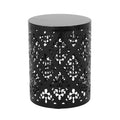 Metal S 2 End Table Black Iron