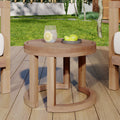 Outdoor Acacia Wood Side Table, 18