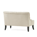 Nicole Kd Settee Light Beige Fabric