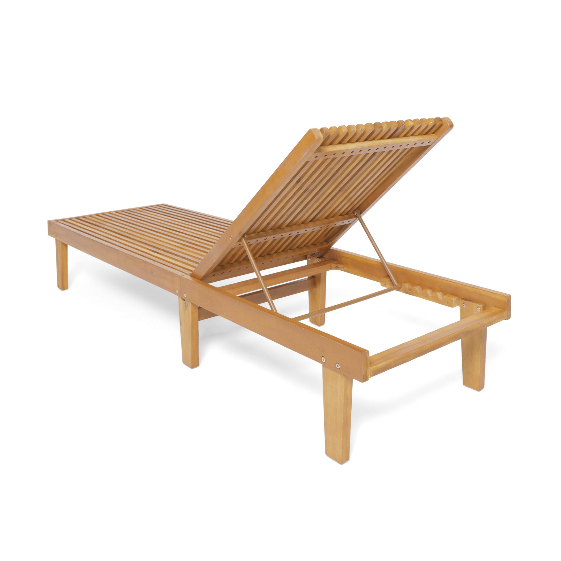 Nadine Chaise Lounge Teak Acacia Wood