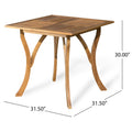 Hermosa 31.5'' Square Wood Table Teak Acacia Wood