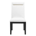 Yves 8 Piece Dining Set White White Wood
