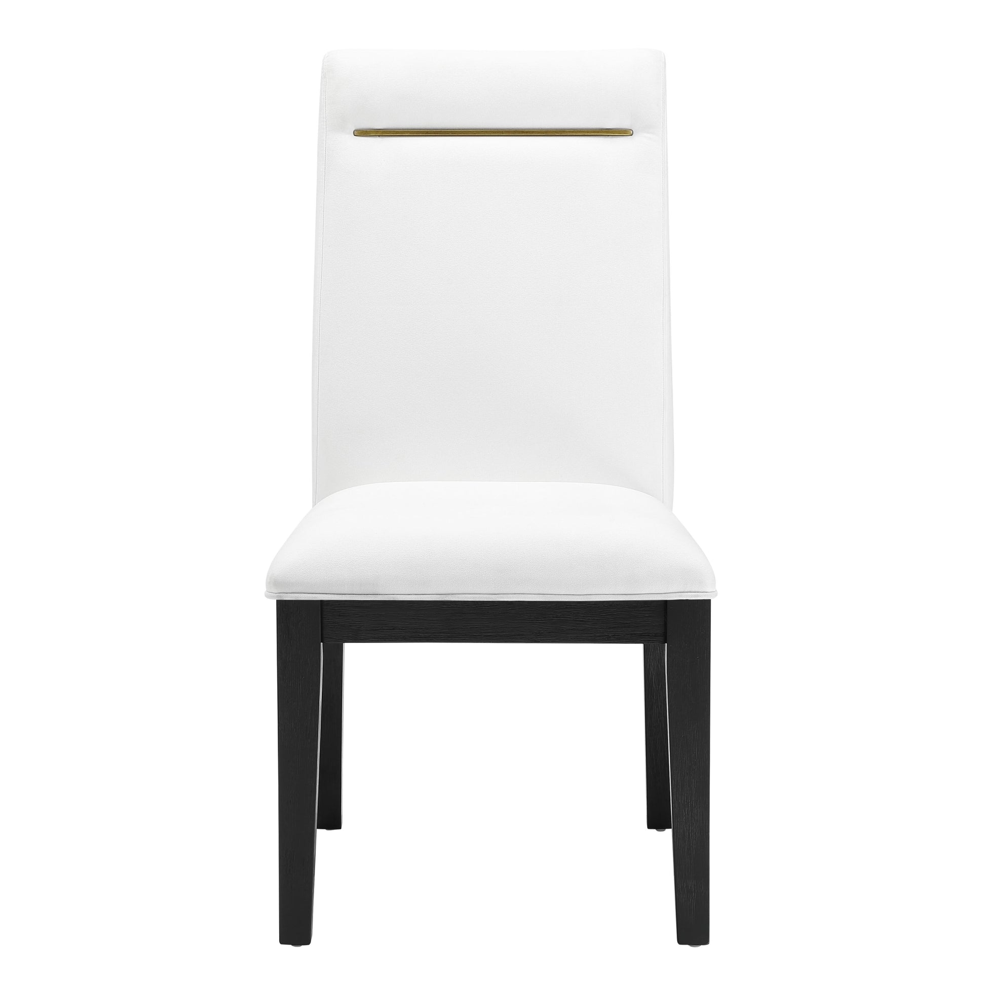 Yves 8 Piece Dining Set White White Wood