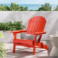 Malibu Adirondack Chair Red Acacia Wood