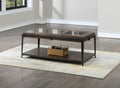 Waco Cocktail Table Brown Brown Iron