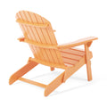 Malibu Adirondack Chair Tangerine Acacia Wood