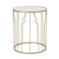 End Table Champagne Iron