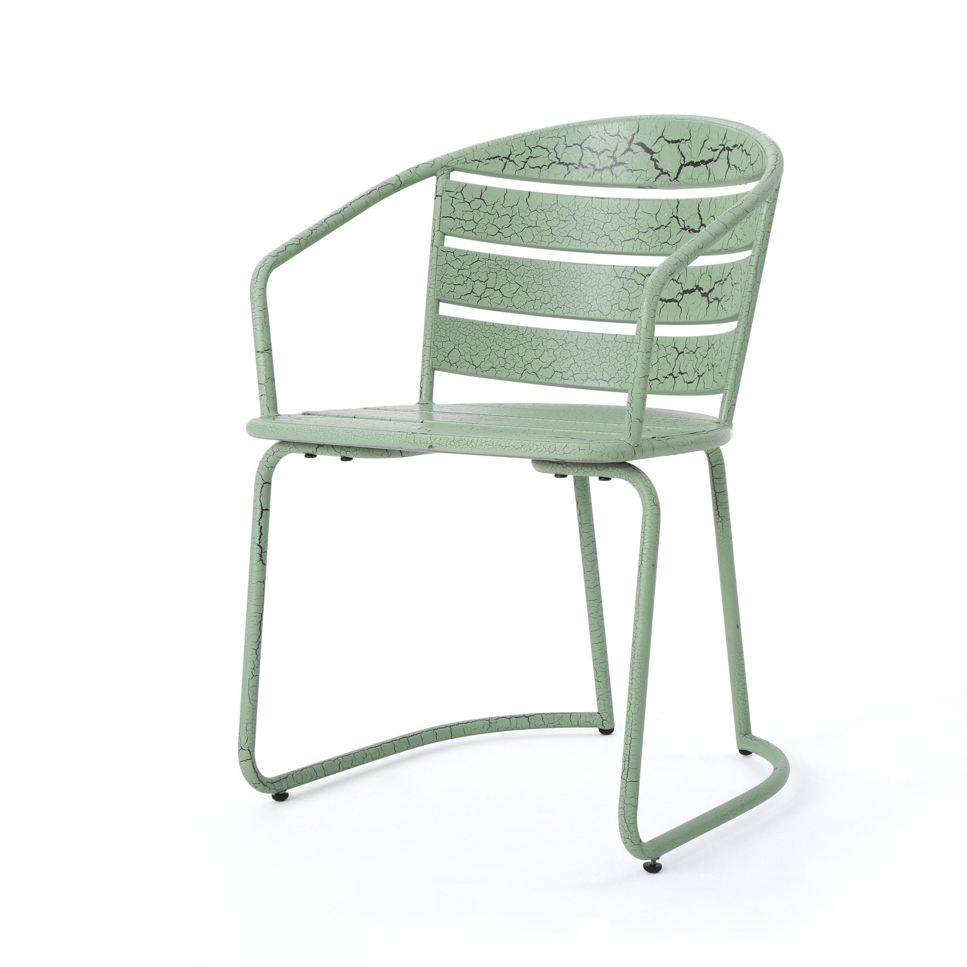 Santa Monica Bistro Set Green Iron