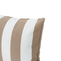 Coronado Stripe Rectangular Pillow Brown Fabric