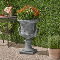 Mgo Garden Urn Planter Antique Gray Magnesium Oxide