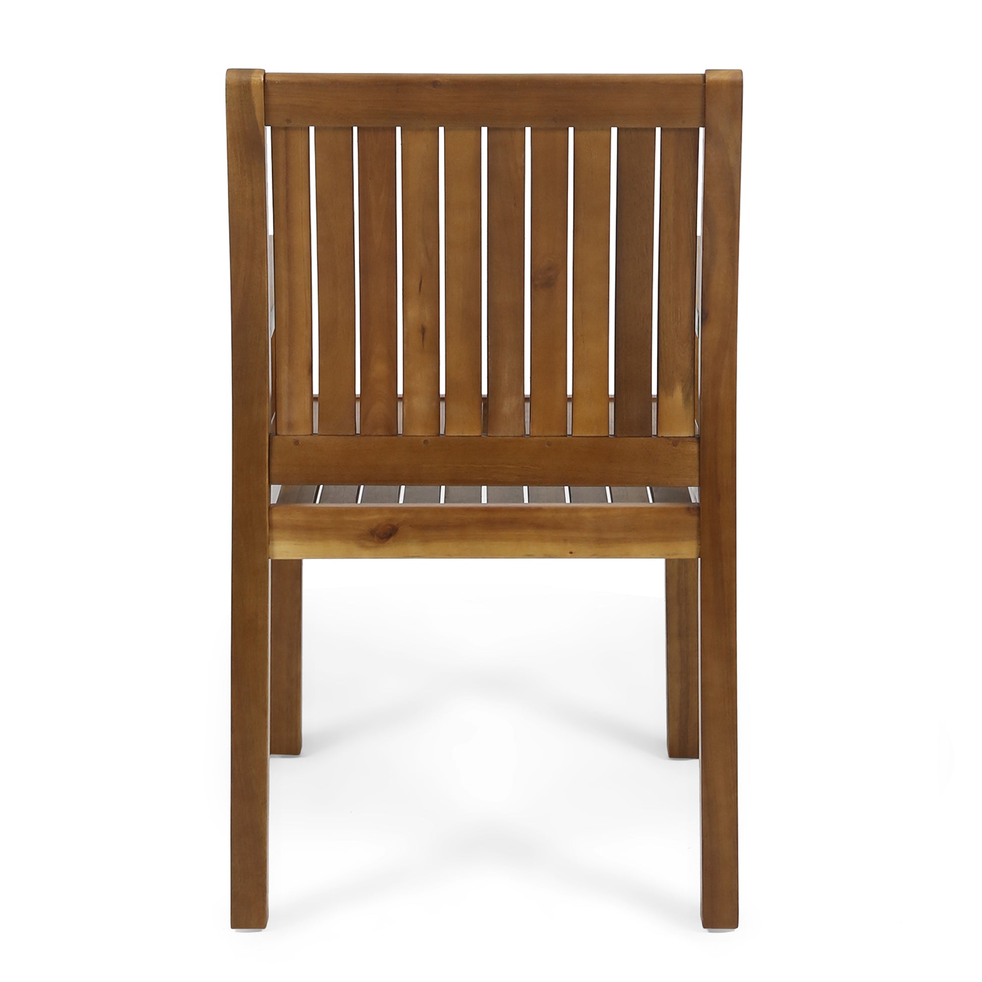 Wilson Dining Chair,Set Of 2 Teak Acacia Wood