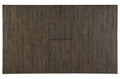 Abacus Dining Table Dark Brown Dark Brown Wood