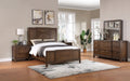 Milan 4 Piece Queen Bedroom Set Dark Brown Queen Dark Brown 4 Piece Set Wood