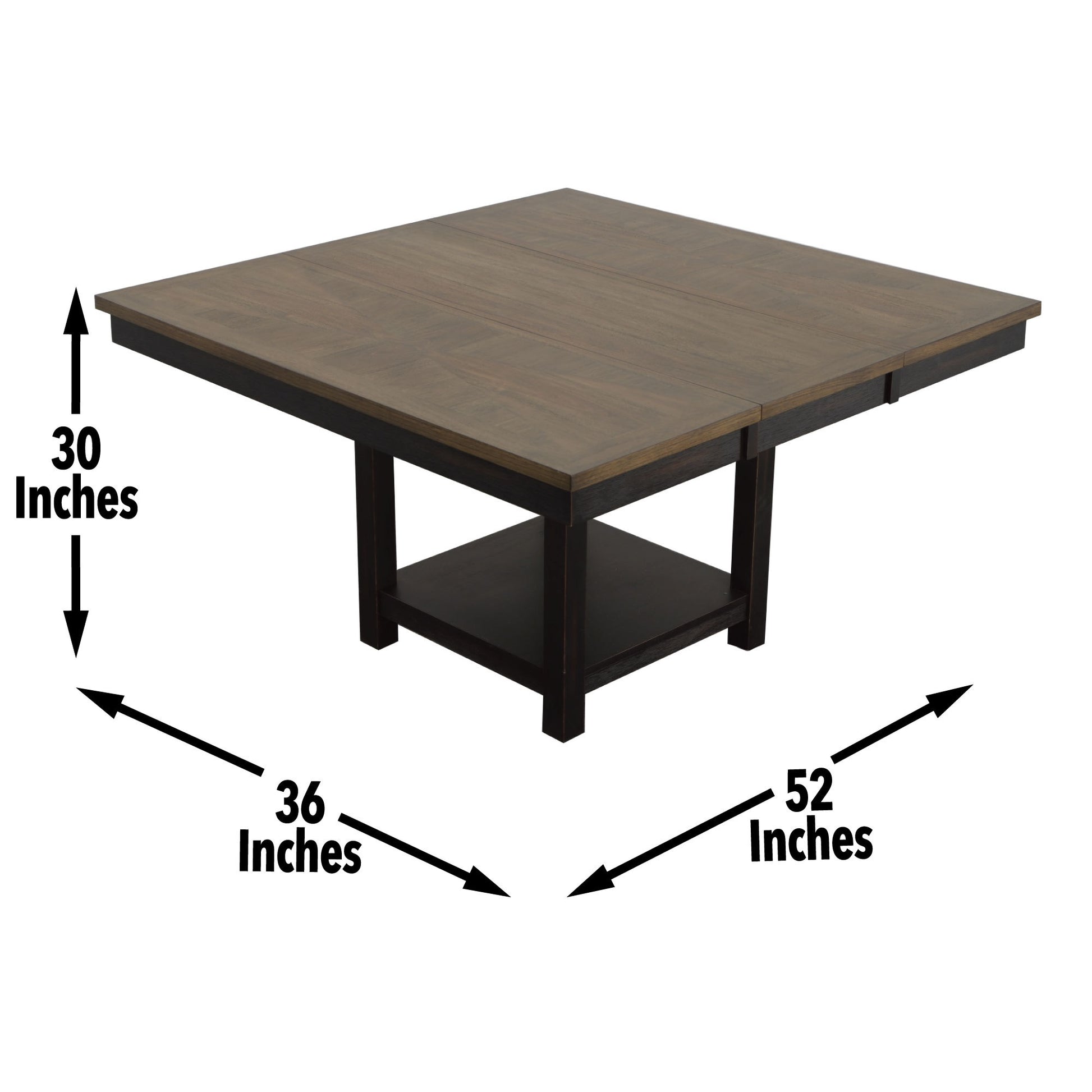 Harington 6 Piece Dining Set Black Black Fabric