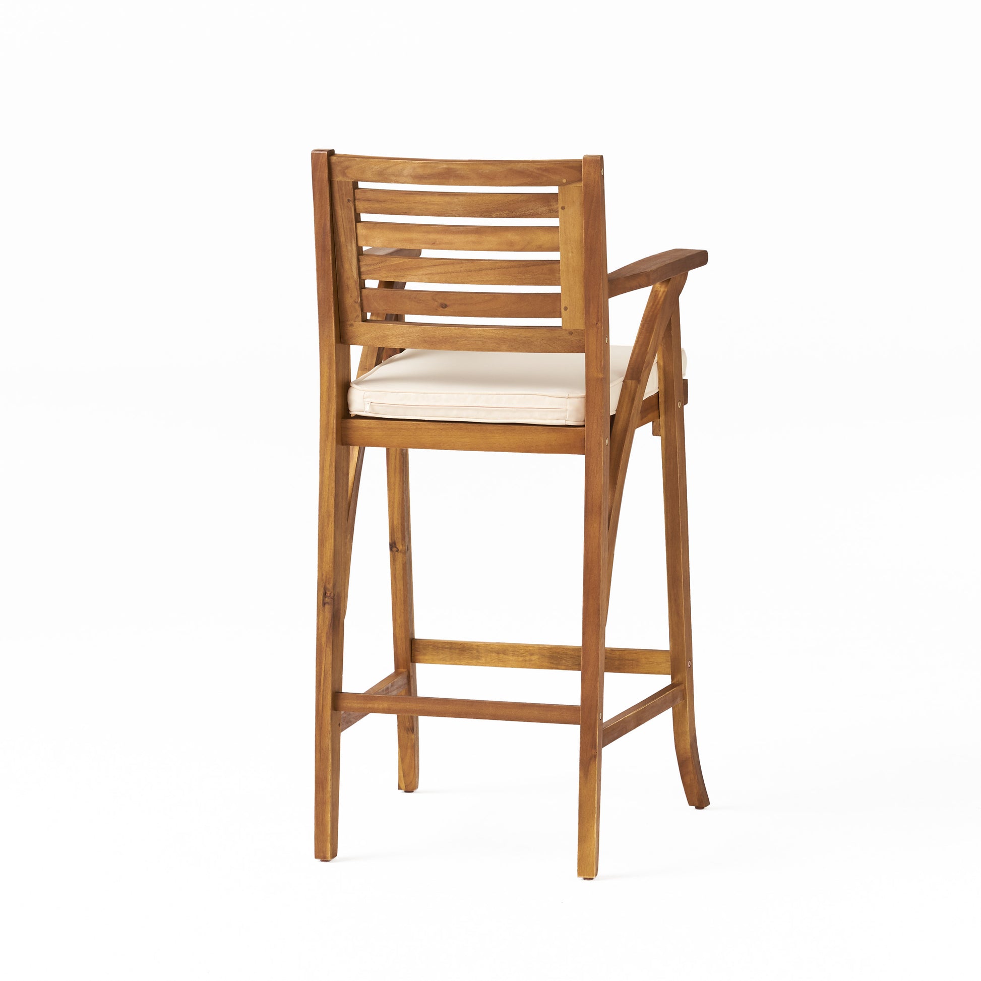 Hermosa 2Pc Barstool Brown Acacia Wood