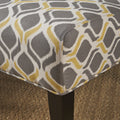 Accent Chair Grey Multi Fabric