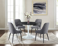 Colfax Side Chair Set Of 2 Charcoal Dark Gray Iron