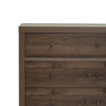 Nordic 5 Drawer Chest Walnut Mdf