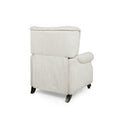 Recliner Chair Beige Fabric