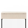 Glouster Storage Ottoman V2 Light Beige Fabric