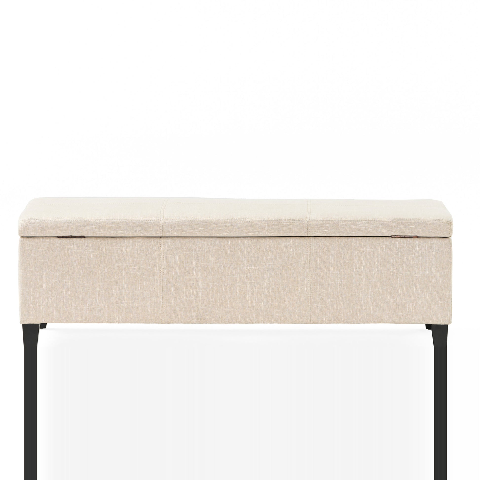 Glouster Storage Ottoman V2 Light Beige Fabric