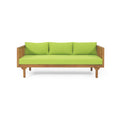 Claremont 3 Seater Daybed Teak Wood Waterproof Fabric