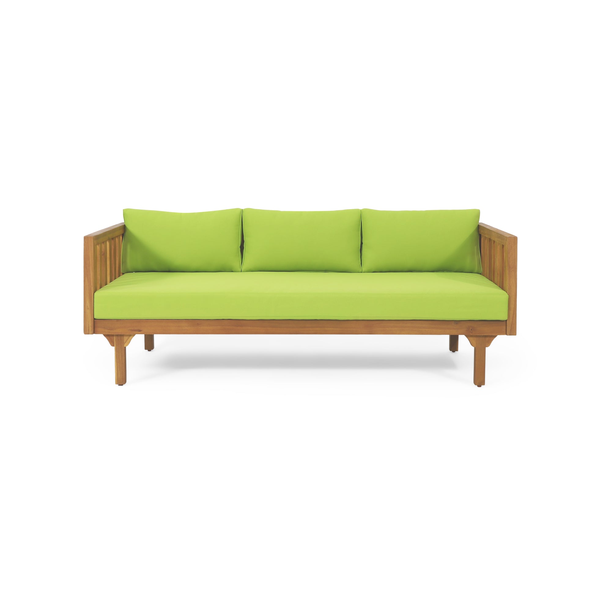 Claremont 3 Seater Daybed Teak Wood Waterproof Fabric