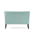 Nicole Kd Settee Light Blue Fabric