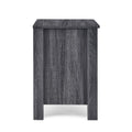 Toolless Assembly Nightstand Dark Grey Mdf
