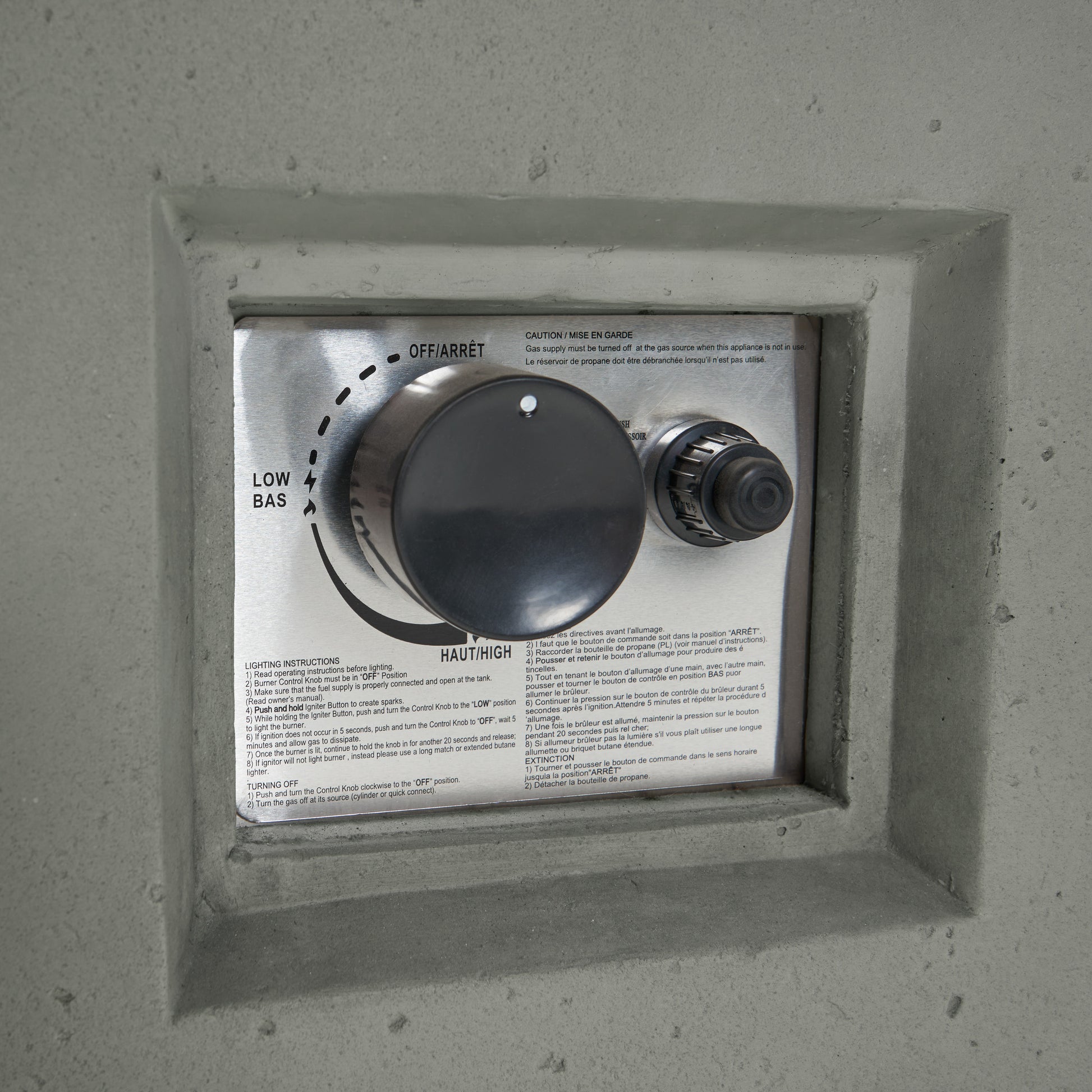 50 000 Btu Square Mgo Fire Table Tank Outside Light Grey Magnesium Oxide