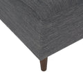 Chaise Lounge Charcoal Fabric