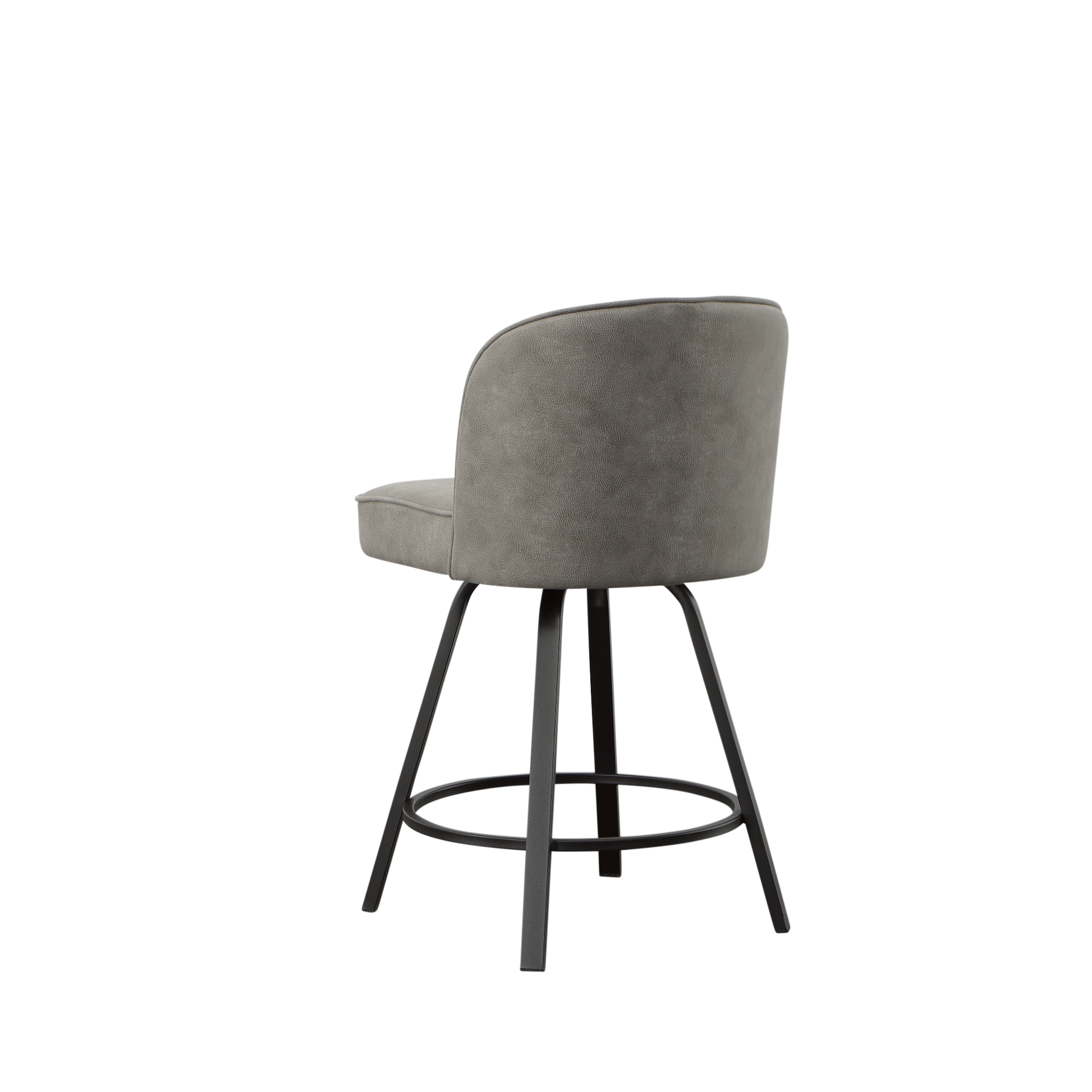 Anaheim Swivel Counter Chair Dark Gray Dark Gray Wood