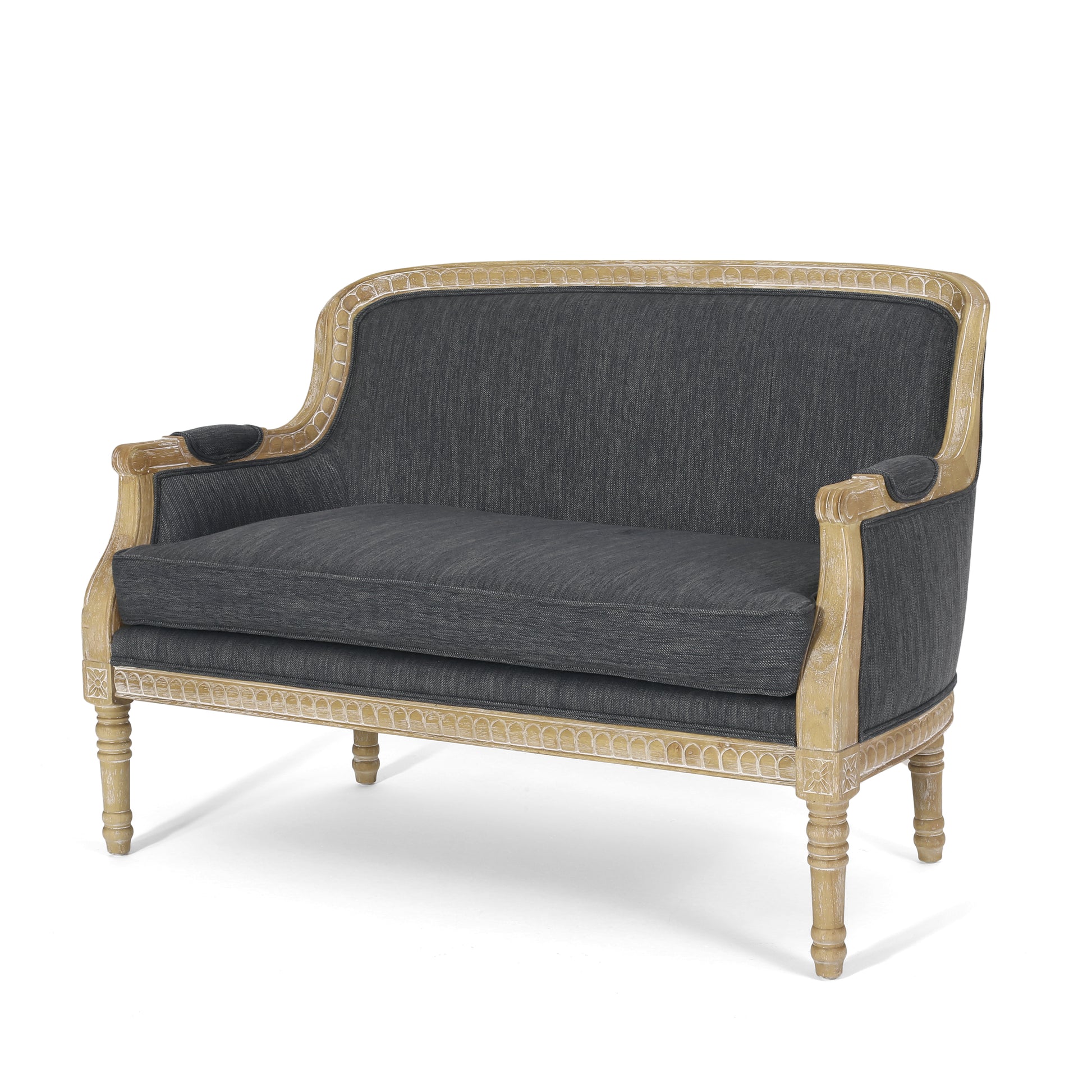 Seat Charcoal Fabric 2 Seat