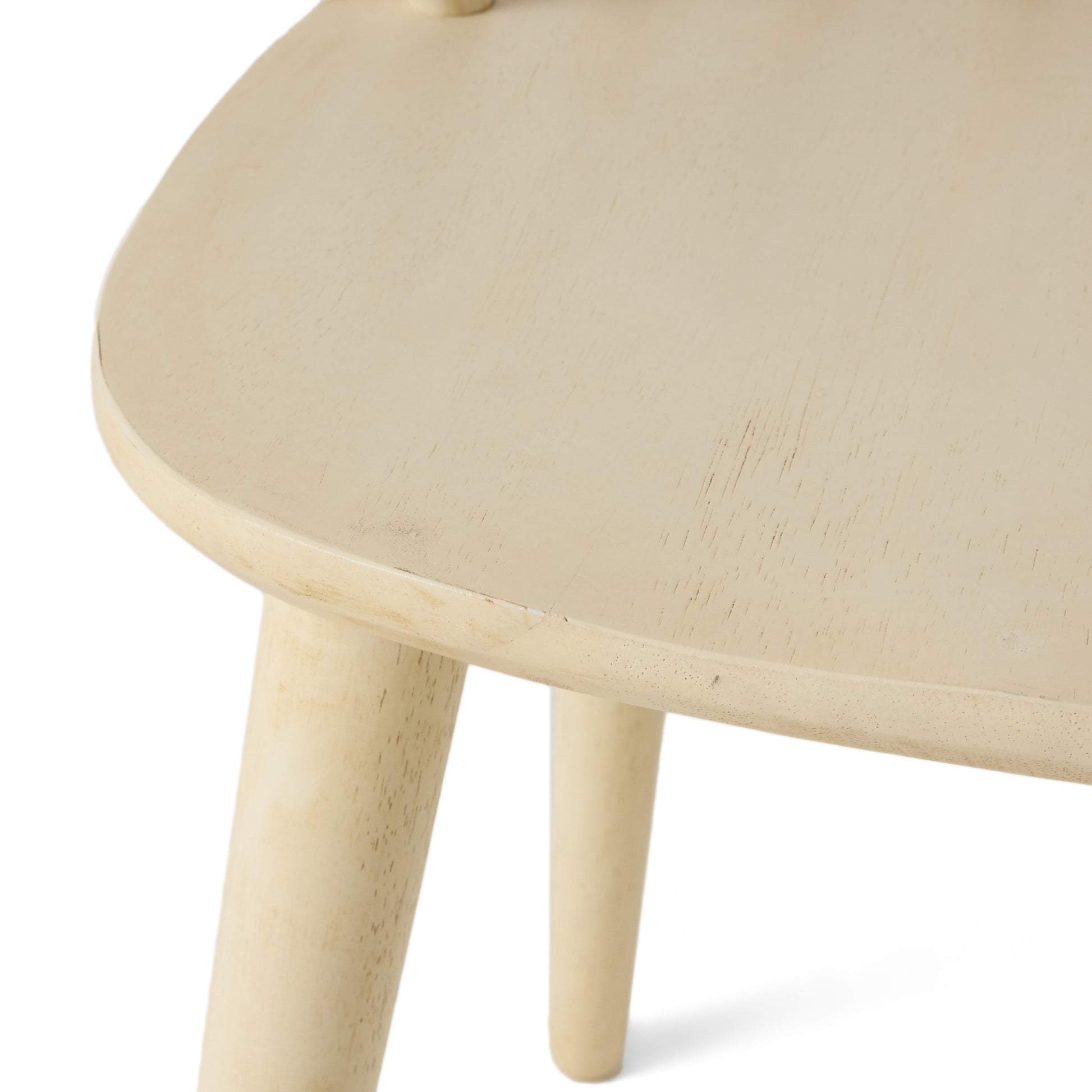 30 Inch Caprail Chair Cream Rubber