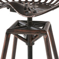 Rancher Barstool Black Iron