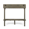 Outdoor Acacia Wood Balcony Bar Table, Gray Finish Gray Garden & Outdoor Acacia Wood