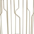 End Table Champagne Iron