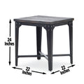 Sherlock Cocktail & 2 End Table Brown Brown Wood