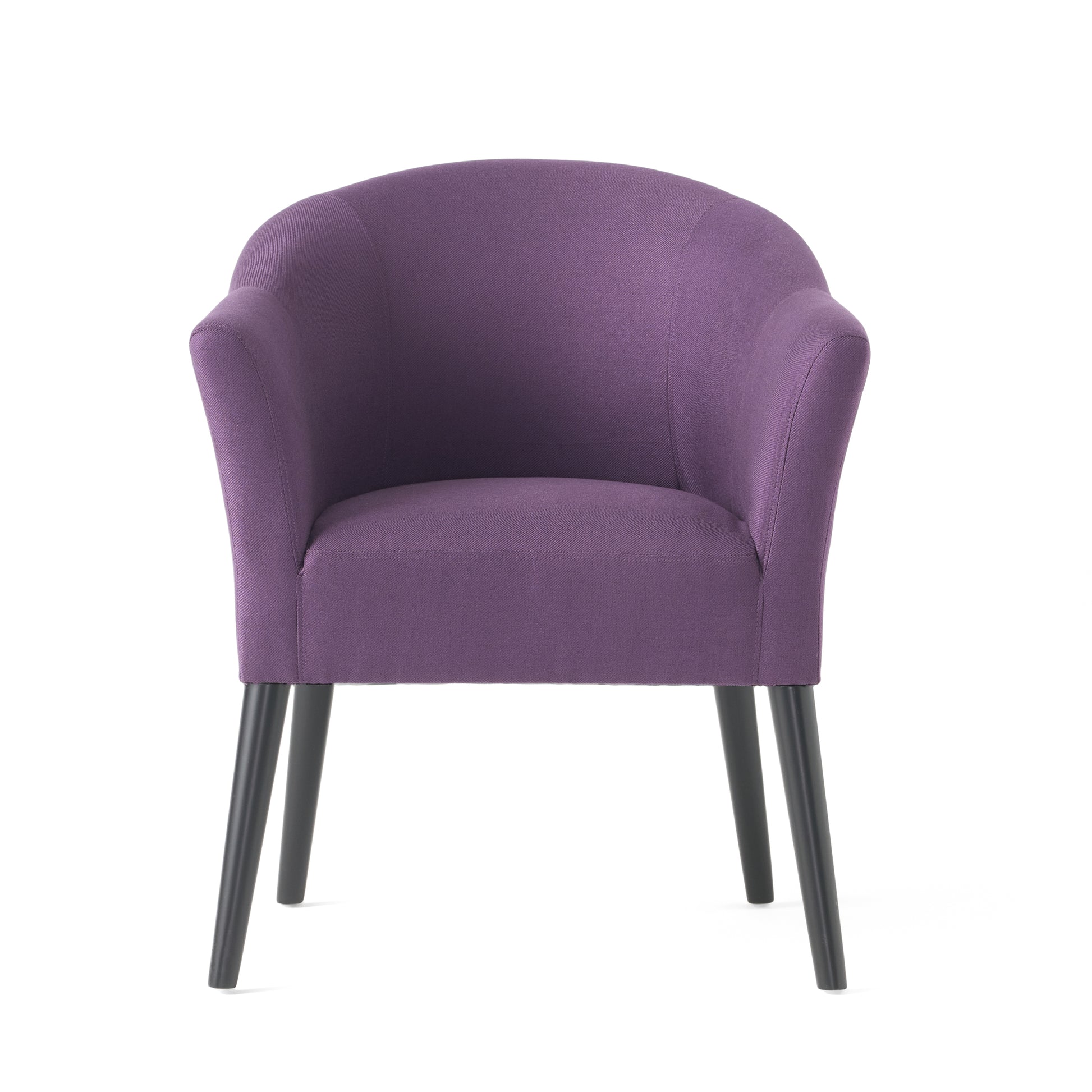 Arm Chair Plum Fabric