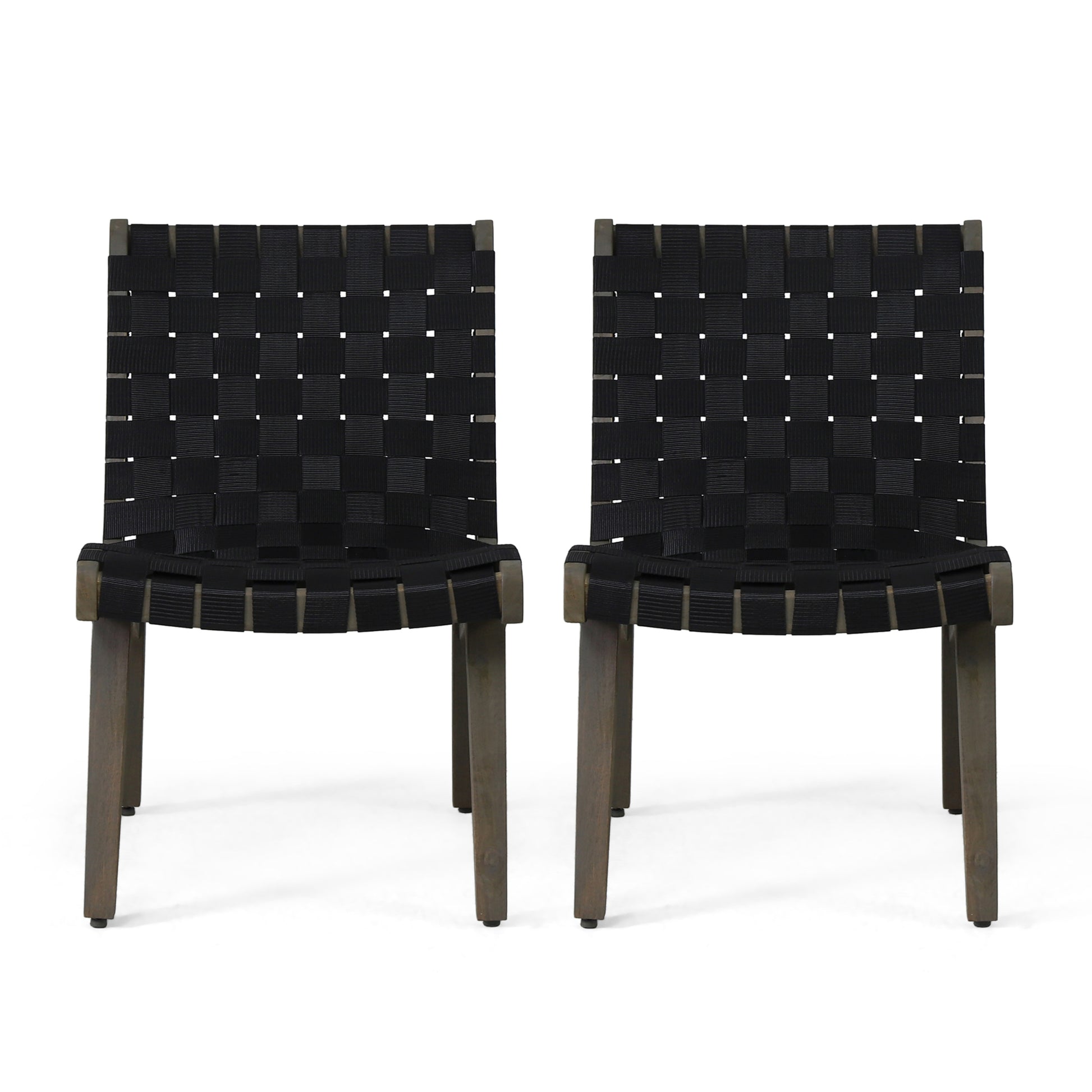 Charlotte Lounge Chair Black Metal & Wood