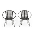 Highland Chair Set Of 2 Grey Rattan