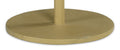 Oceana Agate Top Round Chairside Table Blue Blue Wood