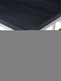 Alize Desk Charcoal Black Wood