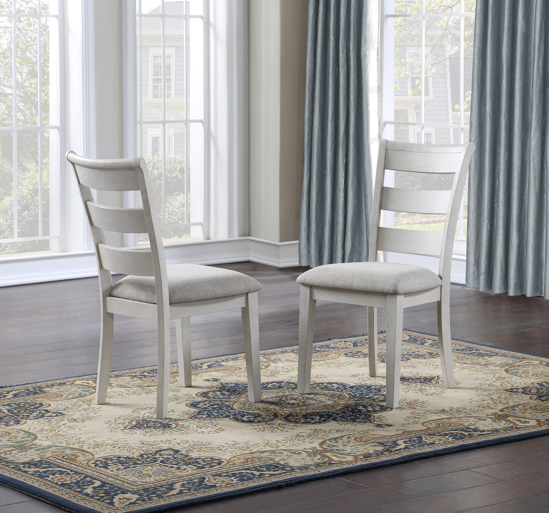 Pendleton Side Chair Set Of 2 White White Wood