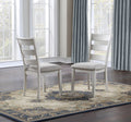 Pendleton Side Chair Set Of 2 White White Wood